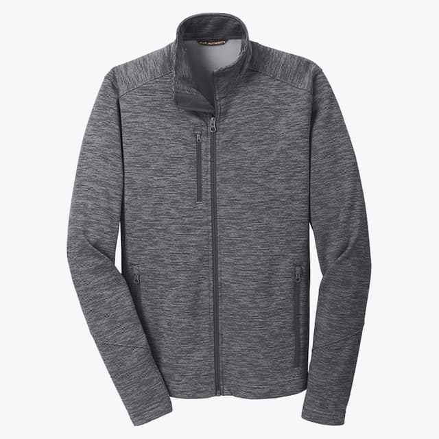 Stripe Fleece Jacket